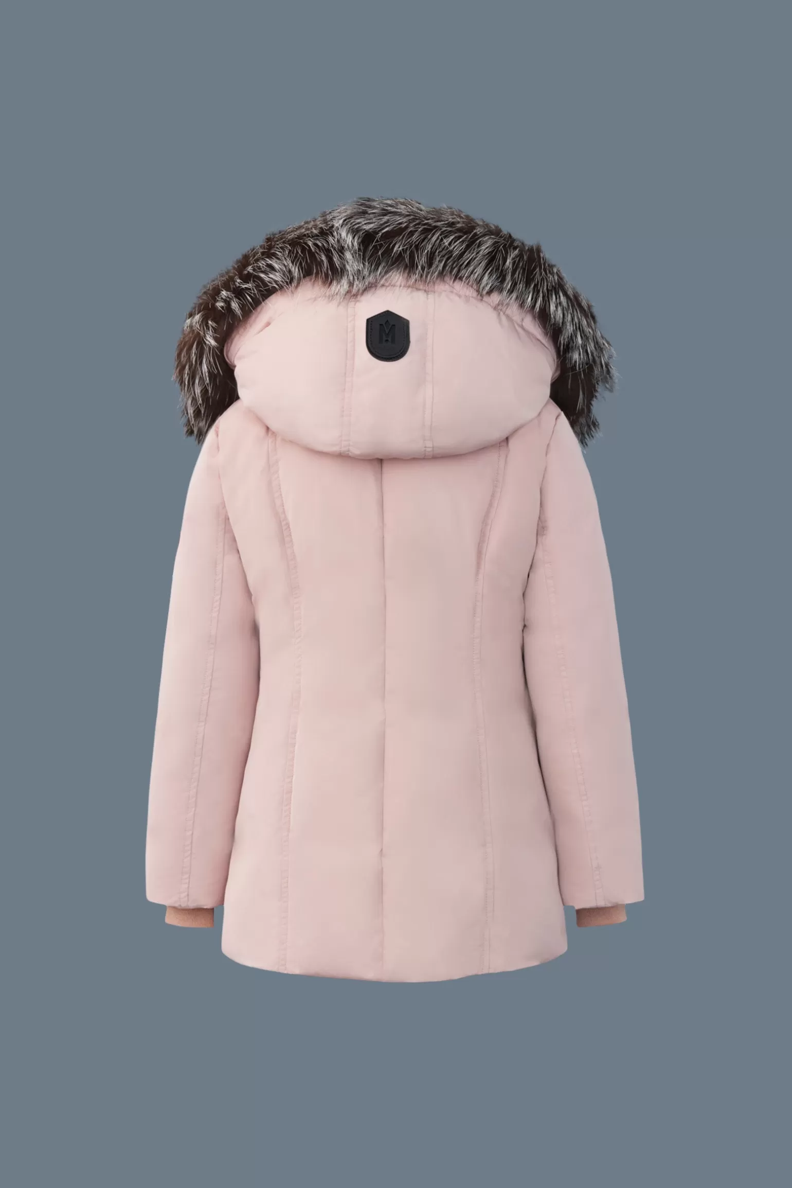 Mackage LEELEE Down coat with removable silver fox Signature Collar for toddlers (2-6 years) Petal Flash Sale