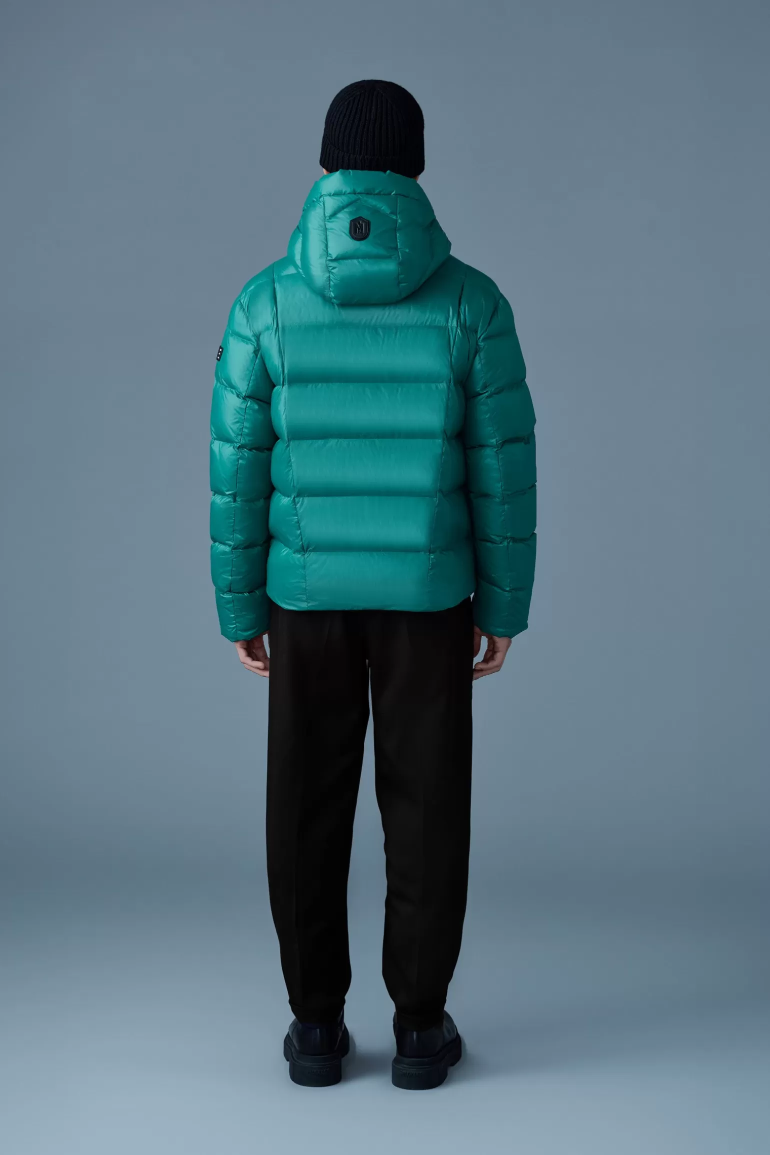 Mackage VICTOR lustrous light down jacket with hood for men Emerald Online